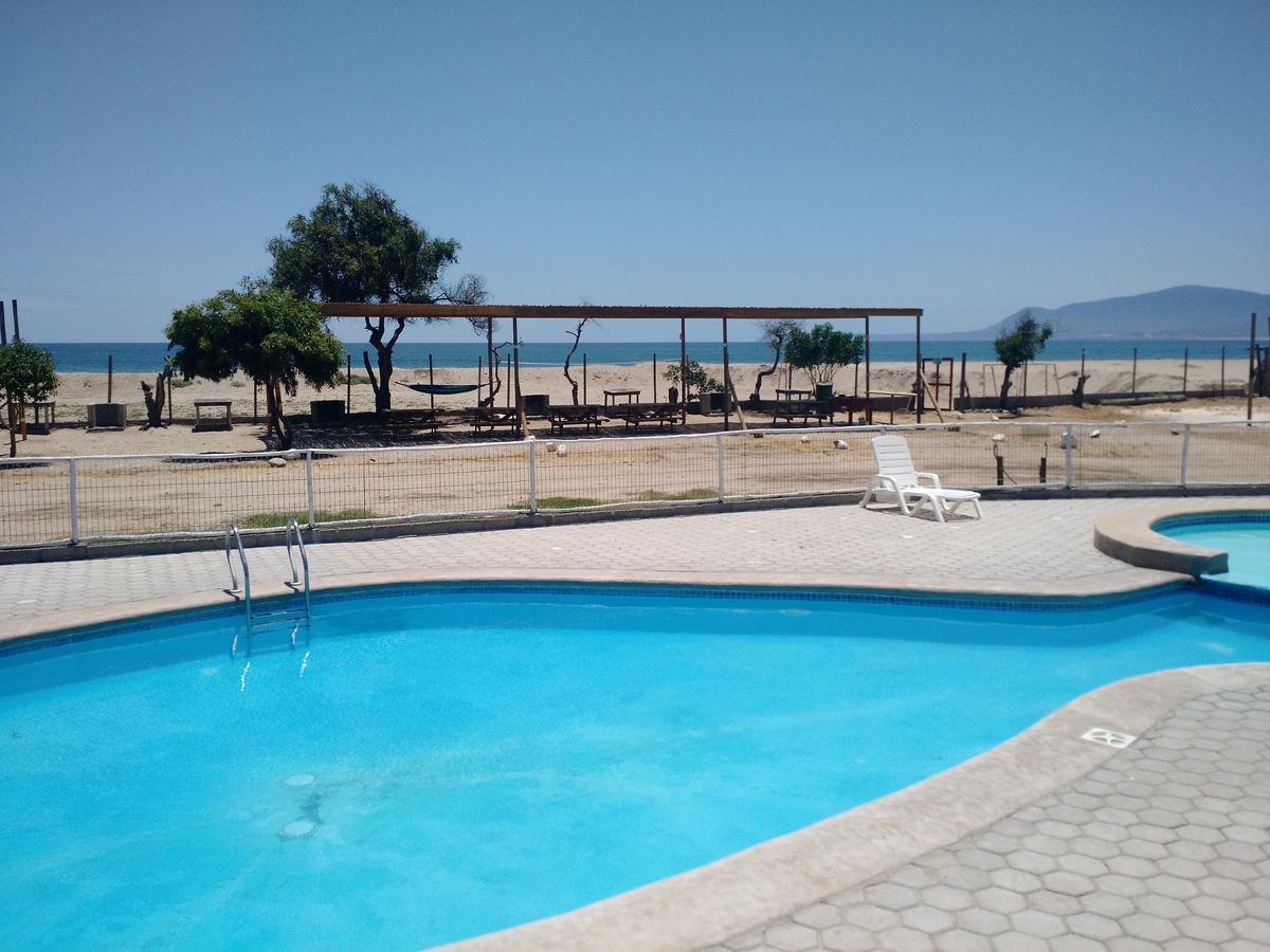 Cabanas Y Camping Mar Azul Hotell Guanaqueros Eksteriør bilde